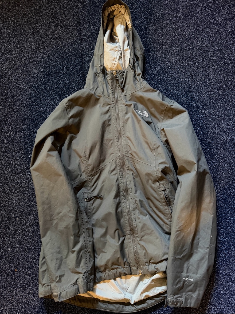 North Face rain jacket size M
